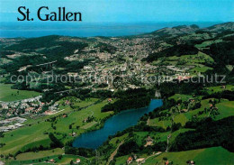 12754449 St Gallen SG Fliegeraufnahme Mit Guebensee Und Bodenseeblick St. Gallen - Other & Unclassified