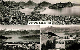 12754369 Vitznau Panorama Vierwaldstaettersee Rigibahn Alpen Vitznau - Sonstige & Ohne Zuordnung