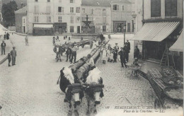 88 Remiremont  1915   " Attelage Vosgien  Place De La Courtine   " - Remiremont