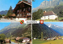 12752629 Gadmen Dorfstrasse Kirche Gadmen Maehrenhorn  Gadmen - Altri & Non Classificati