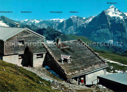 12751289 Faulhorn Berghotel Mit Schwarzhorn Engelhoerner Wellhorn Wetterhorn Sus - Altri & Non Classificati