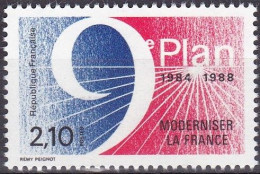 Frankreich, 1984, Mi.Nr. 2475, MNH **,  9. Plan Quinquennal De Modernisation De La France. - Ungebraucht