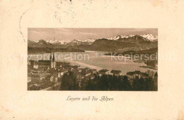 12748069 Luzern LU Panorama Vierwaldstaettersee Alpen Luzern - Other & Unclassified
