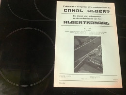 Albertkanaal Canal Albert Dienst Der Scheepvaart Lievens Raoul 1969 59 Blz Limmen Paal - Histoire