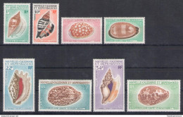 1970-71 Nouvelle Caledonie - Yvert N. 368/71 + PA 113/16 - Conchiglie - MNH** - Fische