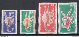 1972 Nouvelle Caledonie - Yvert N. 379/80 + PA 129/30 - Conchiglie - MNH** - Fishes