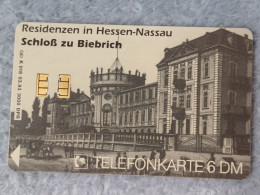 GERMANY-1222 - K 0018 - Residenzen Hessen-Nassau - Schloß Wiesbaden-Biebrich - 3.000ex. - K-Serie : Serie Clienti