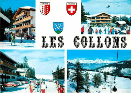 12737567 Les Collons Wintersportplatz Alpen Berghotel Sessellift Les Collons - Autres & Non Classés