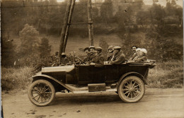 CP Carte Photo D'époque Photographie Vintage Automobile Cabriolet Voiture Auto - Cars