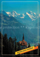 12736169 Harder Harder Kulm Mit Eiger Moench Und Jungfrau Berner Alpen Harder - Altri & Non Classificati