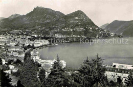 12735147 Lugano TI Panorama Luganersee Monte Bre Lugano - Autres & Non Classés