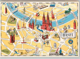 12734289 Basel BS Stadtpanorama Muenster Rhein Basel - Sonstige & Ohne Zuordnung