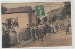 Saint André De Roquelongue " Route De Narbonne " Couleur Rare - Autres & Non Classés