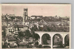 12733439 Fribourg FR Panorama Bruecke Fribourg FR - Andere & Zonder Classificatie