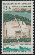 THEMATIC STAMP DAY:  TAKOU RADIO STATION     -    COTE D'IVOIRE - Stamp's Day