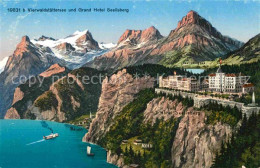 12732989 Ruetli Vierwaldstaettersee Mit Grand Hotel Seelenberg Ruetli - Sonstige & Ohne Zuordnung