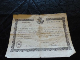 VP-86 , Document Religieux, Congrégation De La Ste Vierge, 1837 - Religion & Esotérisme