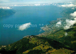 12731479 Montreux VD Fliegeraufnahme Les Rochers De Naye Montreux - Other & Unclassified