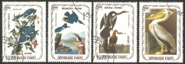 OI-196 Haiti Audubon Oiseaux Birds Pelican Cormoran Kingfisher Blue Jay Geai Martin-pêcheur - Andere & Zonder Classificatie