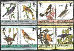 OI-184b Montserrat Oiseaux Birds Audubon Warbler Lark Alouette Rossignol Banting Oriole MNH ** Neuf SC - Sparrows