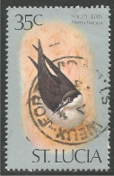 OI-97a Saint Lucia Mouette Sooty Tern Sterne Möwe Gabbiano  - Altri & Non Classificati