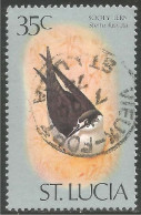 OI-97b Saint Lucia Mouette Sooty Tern Sterne Möwe Gabbiano  - Autres & Non Classés