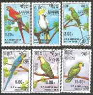 OI-72a Cambodge Perroquets Parrots Papagaios Loros Papagei Papagallo - Sonstige & Ohne Zuordnung