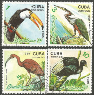 OI-43b Cuba Brasiliana 89 Toucan Grue Egret Oiseau Bird Uccello Vogel - Altri & Non Classificati