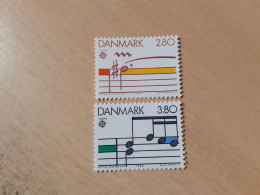 TIMBRES   DANEMARK   EUROPA   1985   N  839  /  840   NEUFS   LUXE** - 1985