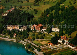 12727109 Oberaegeri Kurhaus Laendli Am See Fliegeraufnahme Oberaegeri - Andere & Zonder Classificatie