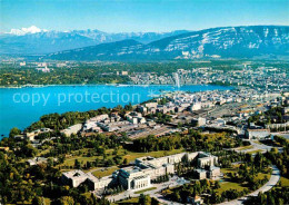 12727069 Geneve GE Le Palais Des Nations Lac Leman Et Le Mont Blanc Genfersee Al - Altri & Non Classificati