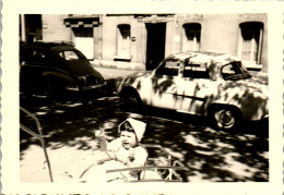 Photographie Photo Vintage Snapshot Amateur Automobile Voiture Auto - Automobiles