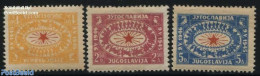 Yugoslavia 1946 1st Anniversary Of Victory 3v, Mint NH - Unused Stamps