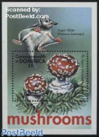 Dominica 2001 Mushrooms S/s, Armanita Muscaria, Mint NH, Nature - Various - Mushrooms - Union - Mushrooms