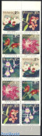 Malaysia 1997 Flowers 2x5v In Booklet, Mint NH, Nature - Flowers & Plants - Stamp Booklets - Unclassified