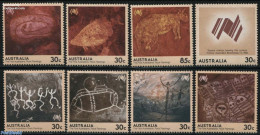 Australia 1984 Primitive Art 8v, Mint NH, Art - Cave Paintings - Unused Stamps