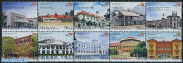 Malaysia 2007 ASEAN Joint Issue 10v [++++], Mint NH, Various - Joint Issues - Art - Architecture - Joint Issues