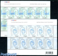 Netherlands 2004 Cour De Justice 2 M/ss, Mint NH, Various - Justice - Art - Architecture - Nuovi