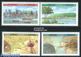 Canada 1992 Canada 1992 4v (2v+[:]), Mint NH, Transport - Various - Railways - Ships And Boats - Maps - Nuovi