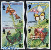 Cayman Islands 1994 Butterflies 4v (2x[:]), Mint NH, Nature - Butterflies - Caimán (Islas)