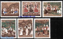 Yugoslavia 1957 Costumes 6v, Mint NH, Various - Costumes - Unused Stamps