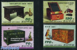 Korea, North 2008 Furniture 4v, Mint NH, Art - Handicrafts - Corea Del Nord