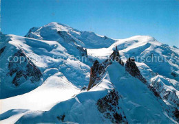 12722047 Aiguille Du Midi Et Le Mont Blanc Gebirgspanorama Aiguille Du Midi - Sonstige & Ohne Zuordnung