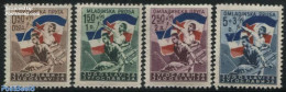 Yugoslavia 1946 Volunteer Railway Construction 4v, Mint NH, Transport - Railways - Unused Stamps