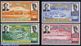 Brunei 1972 Bandar Seri Begawan 4v, Mint NH, Various - Lighthouses & Safety At Sea - Leuchttürme