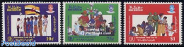 Brunei 1985 Int. Youth Year 3v, Mint NH, Sport - Various - Scouting - International Youth Year 1984 - Brunei (1984-...)