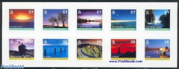 Guernsey 2001 Island Colours 10v S-a, Mint NH, Nature - Transport - Various - Trees & Forests - Railways - Ships And B.. - Rotary, Lions Club