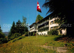 12720999 Unteraegeri Erholungsheim St Anna Schweizer Flagge Unteraegeri - Autres & Non Classés