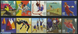 Great Britain 2011 Olympic & Paralympic Games 10v (2x[::::]), Mint NH, Health - Sport - Disabled Persons - Athletics -.. - Nuovi