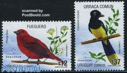 Uruguay 2008 Mercosur, Birds 2v, Mint NH, Nature - Birds - Uruguay